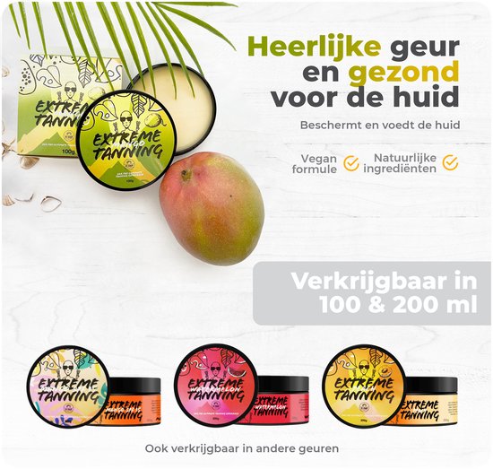 Bronzage extrême | Brun brillant | Beurre de bronzage| rayons de soleil | Banc solaire | À la boutique | Brunissage plus rapide | Crème solaire | Crème solaire