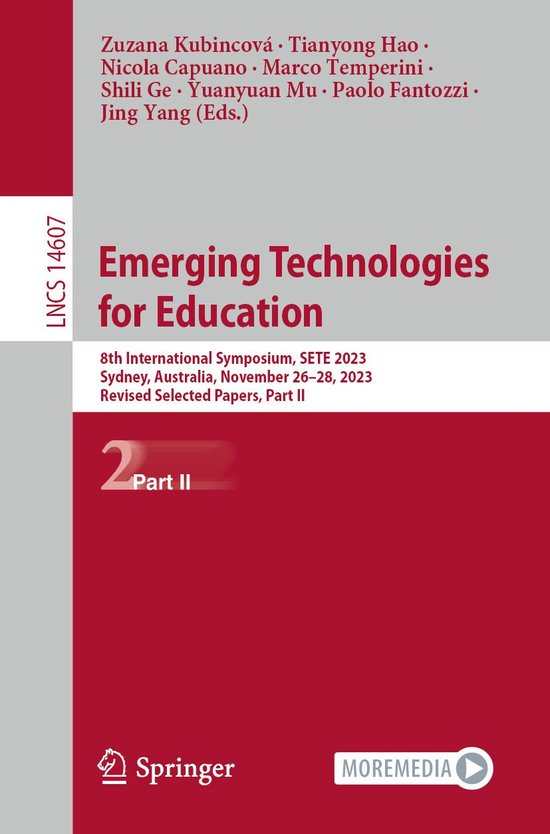 Springer Nature Proceedings Computer Science 2 - Emerging Te ... - cover