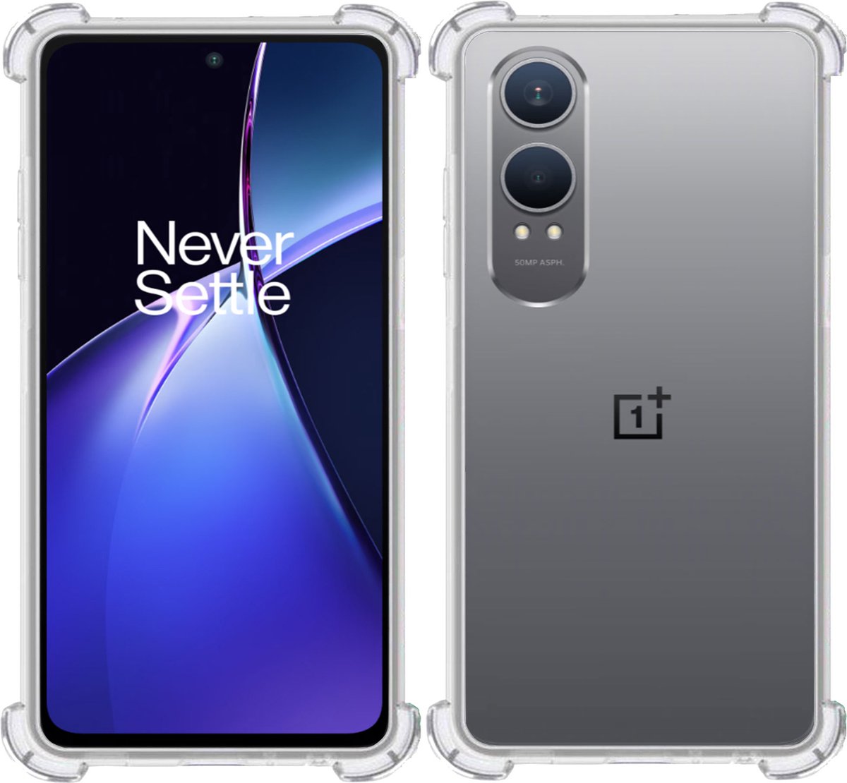 Hoesje geschikt voor OnePlus Nord CE4 Lite – Extreme Shock Case – Case Transparant