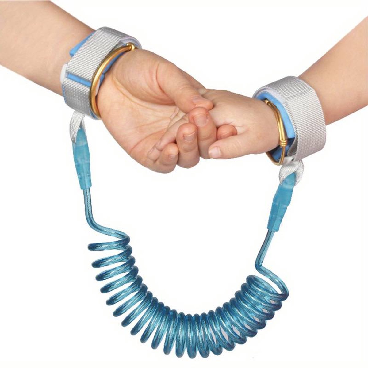 Ychee - Kinder Polstuigje - Looptuigje - Looplijn - Kinderen - Peuters - Kleuters - Wandelen - Reizen - Rennen - Veilig - Drukke uitstapjes - 2 Meter - Blauw