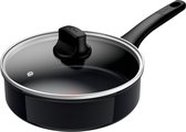Bol.com Tefal Revive Black Hapjespan - 24 cm - Met deksel - Keramisch - Inductie aanbieding
