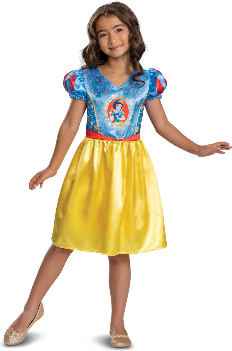 DISNEY Prinses - SNOW WHITE, Snow White Basic Plus , Maat XS (3T-4T jaar), Meisjes