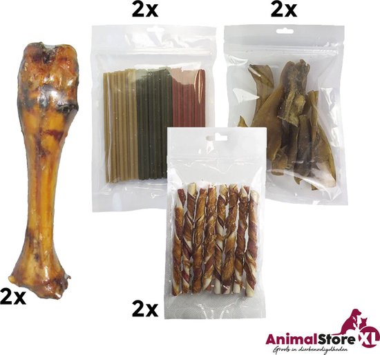 AnimalstoreXL Hondensnacks Goed Kauwen XL Bundel