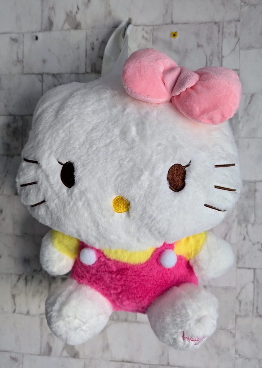 Rugzakken- Rugtas– HELLO KITTY – Pluche - Groot 31X32X15 – School – Reizen – voor speelgoed – lunchbox – Mooi – baby's, jongens, meisjes en volwassenen-kussen- Roze / R 111