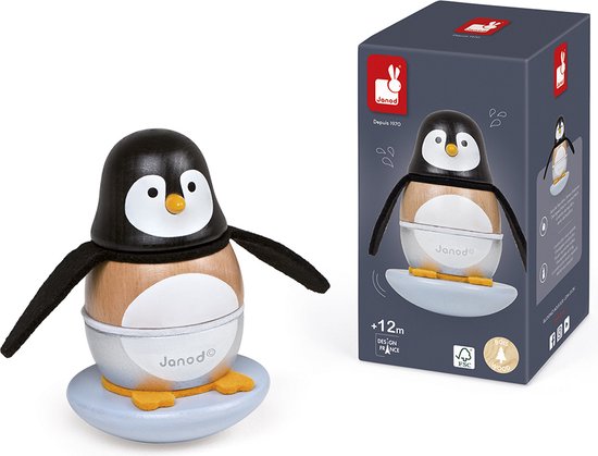Janod Stapeltuimelaar Pinguin Zigolos