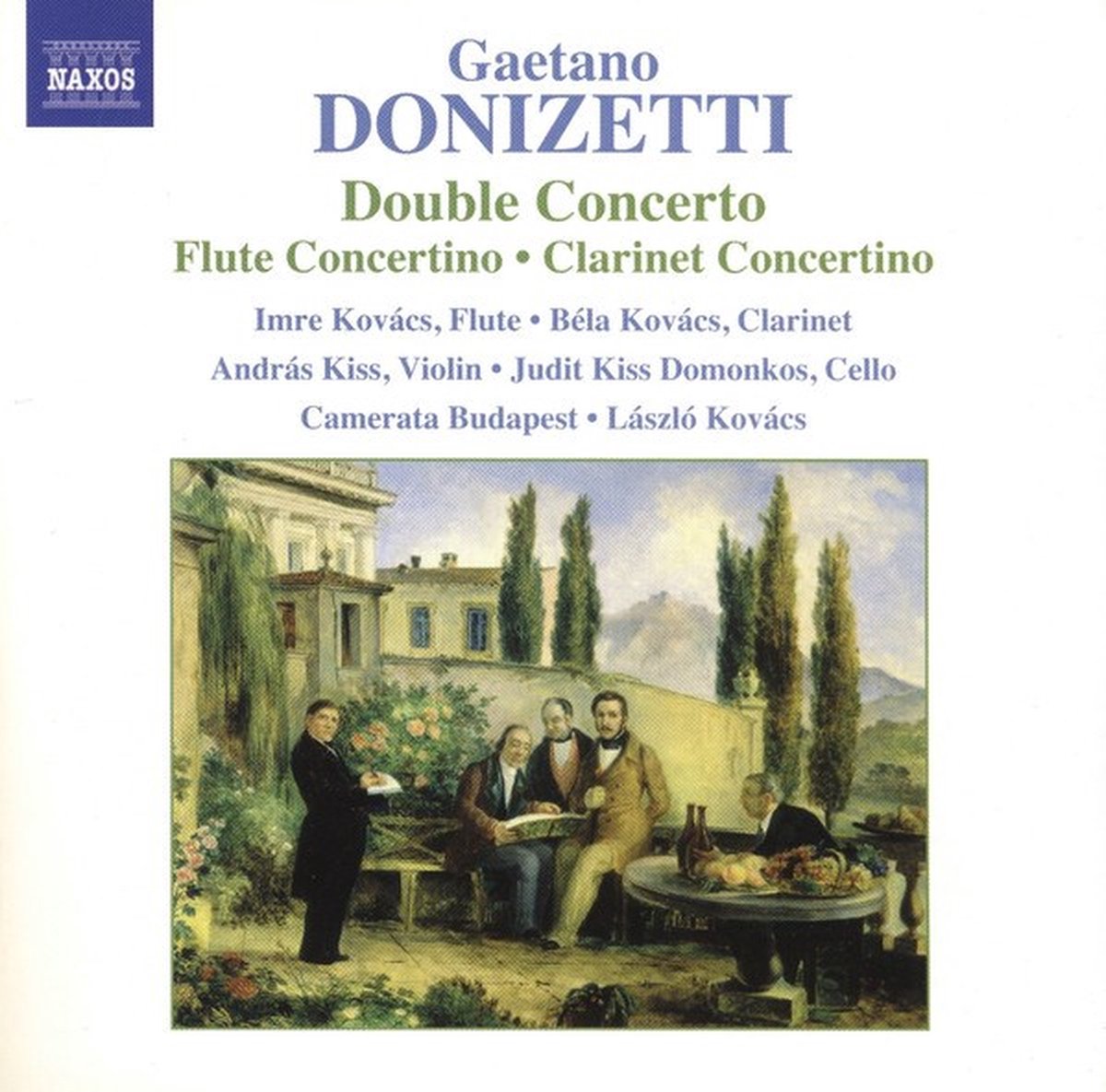Camerata Budapest, László Kovács - Donizetti: Double Concertos (CD)