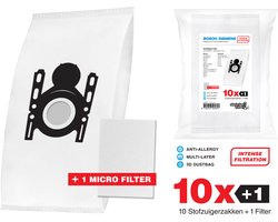 10x Bosch / Siemens stofzuigerzakken
