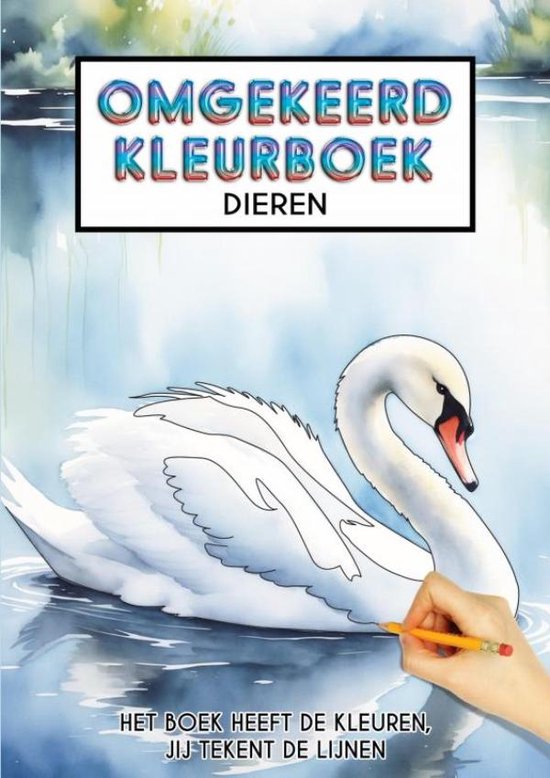 Omgekeerd Kleurboek - Dieren - Het Boek Heeft de Kleuren, Ji ... - cover