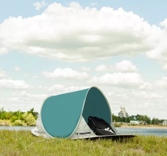 Trizand Pop-Up Strandtent 190x120x86 cm - Lichtgewicht en Ruim van Trizand — afbeelding 3