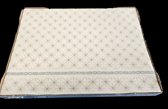 Duni joy sets de table Glitter White 100pcs