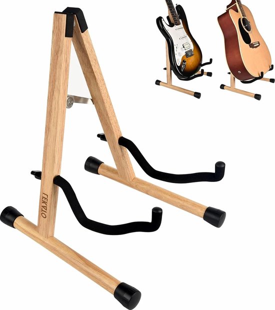 Bavooty Support Pour Ukulélé,Ukulele Stand,Support Pour Guitare,Support Ukulélé En Bois Détachable Portable Universel