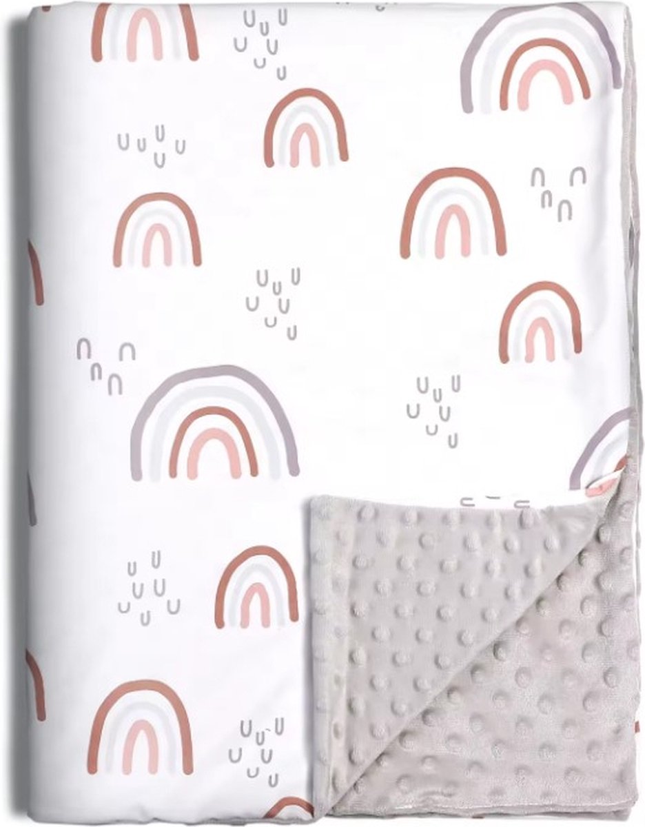 Babydeken Ledikant Baby Omslagdoek - Zacht gevoerd - 100 x 75 Centimeter O.T. Trends