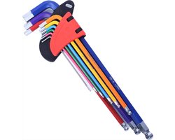 CHPN - Inbussleutelset - Inbus sleutel set Key Set - Multicolor - Klussen - Gereedschap - Hex set - Tools - 9-delig