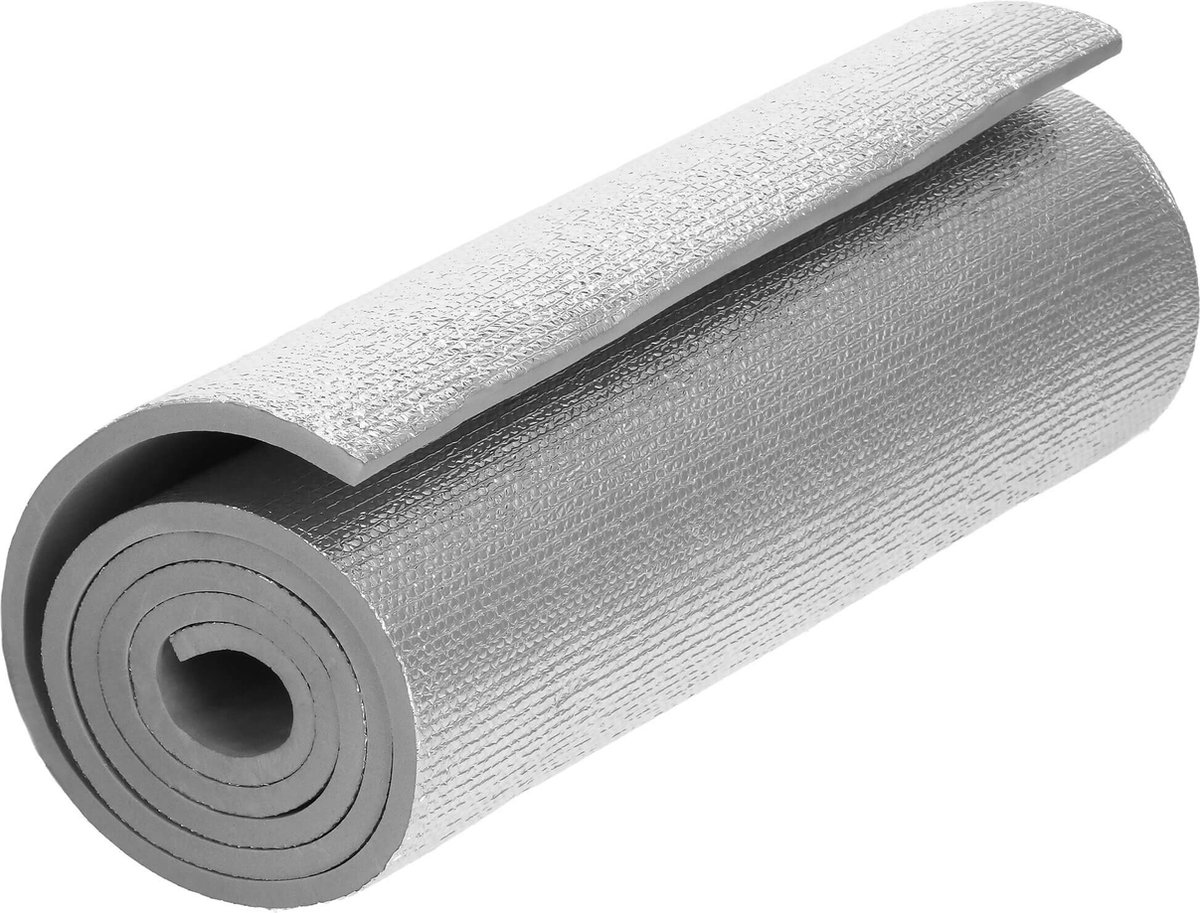 Springos Slaapmat | Schuimmat | 180 cm | PE -Schuim | Grijs