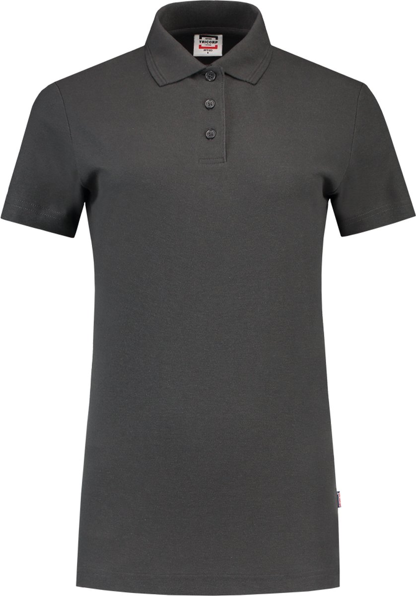 Tricorp poloshirt dames donkergrijs PPT180 maat S