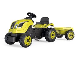 Smoby - Farmer Xl Green Tractor - Aanhangwagen - Traptractor - Vanaf 3 jaar