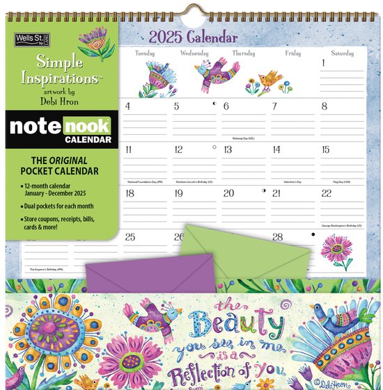 Foto: Simple inspirations pocket note nook kalender 2025