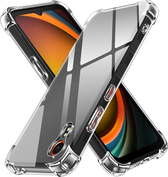 Casemania Coque pour Samsung Galaxy XCover 7 - Transparente - Anti Shock Hybrid Back Cover