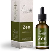 Lab of Plants Zen flesje met druppelaar en verpakking. Getest, 100% vegan.