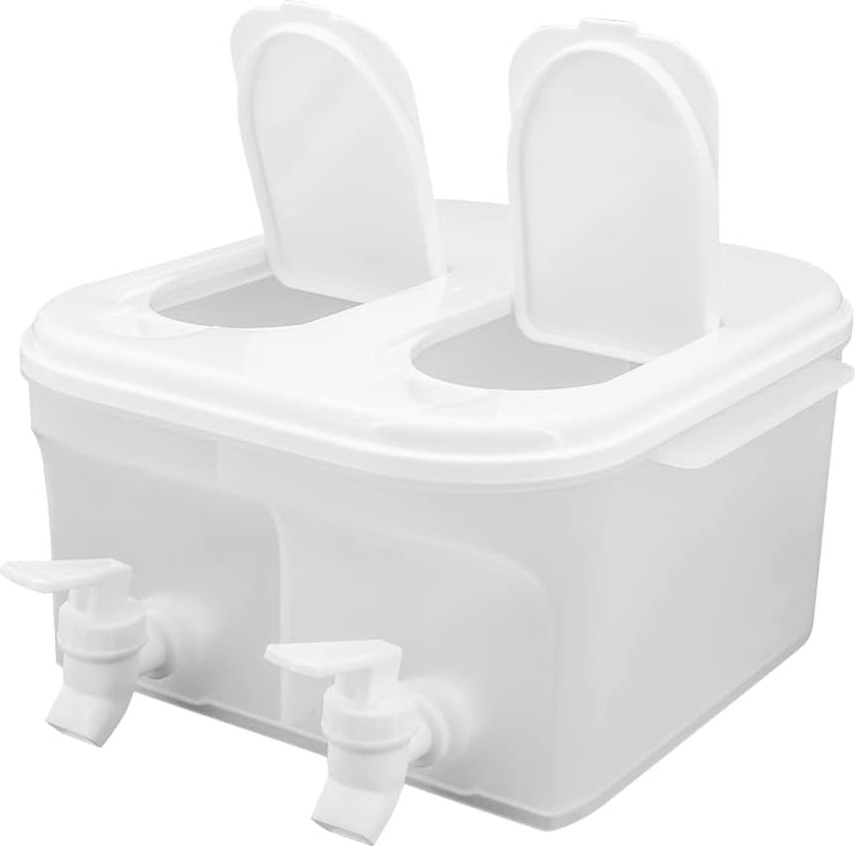 Seahelms 5L koelkast waterdispenser lekvrije plastic dranken melkdispenser met kraan grote capaciteit koelkast drankdispenser met kraan waterkan navulbaar voor het maken van thee en sappen (25 5 x