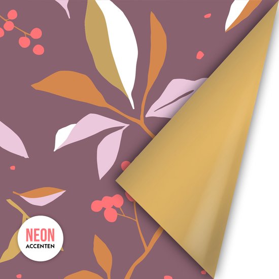 WERNNSAI Forest Dieren cadeaupapier - 1 rol bosdieren cadeaupapier baby