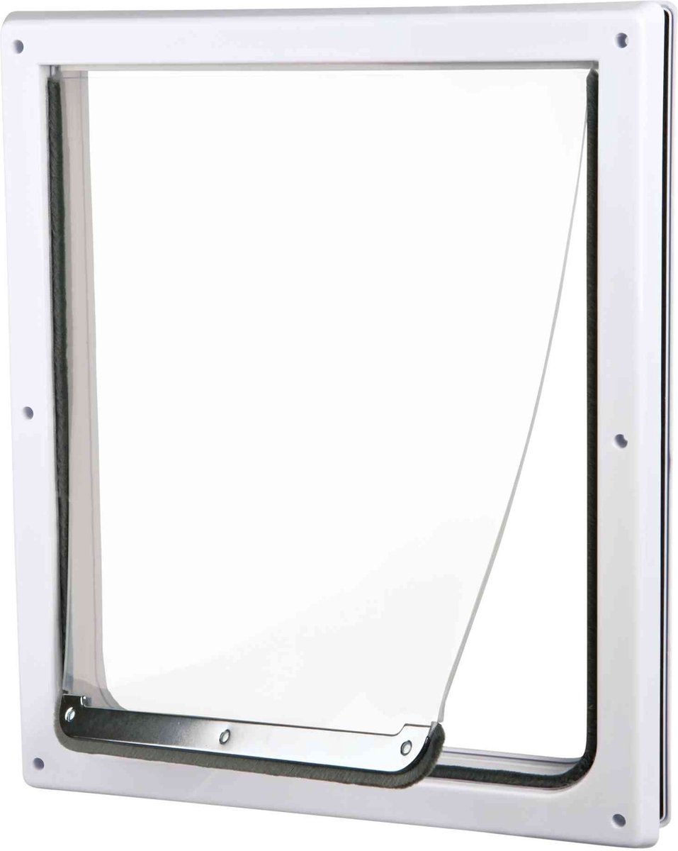 Trixie hondenluik 2-wegs Wit M-XL 39 x 45 cm