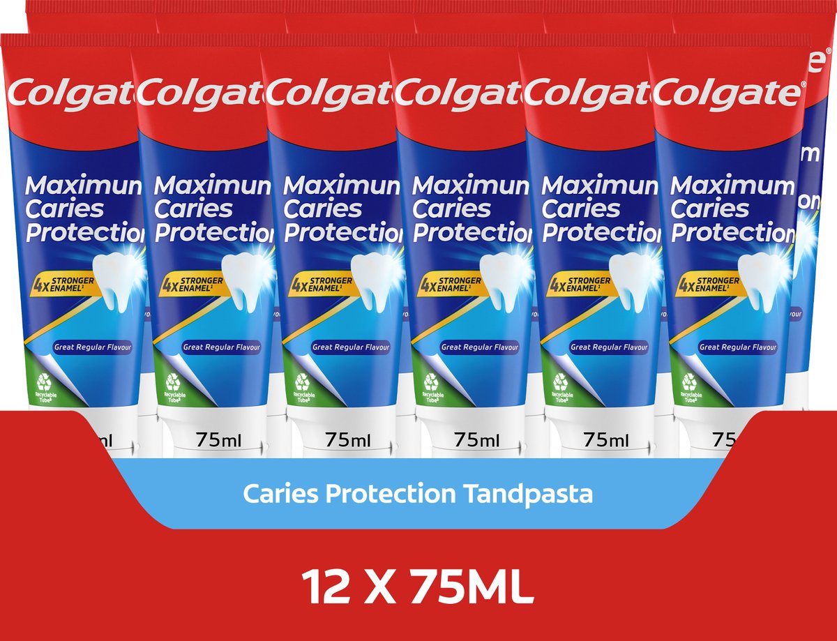 Goedkoopste Colgate Caries Protection tandpasta - Voordeelverpakking - 12 x 75ml