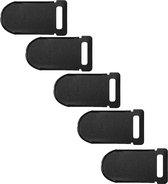 Webcam cover 5 Pack - Privacy webcam covers - Camera blocker - Webcam Schuifje - Zwart