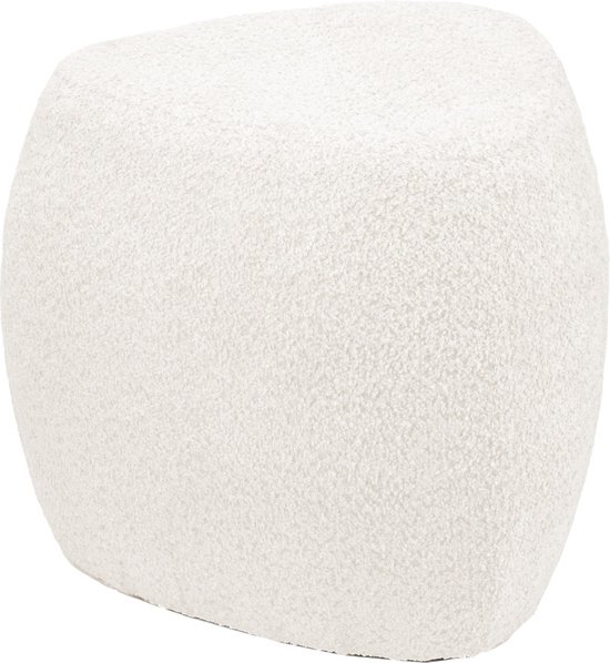 AccueilLié par KY | Pouf bio Jade en tissu bouclé naturel | pouf Jade