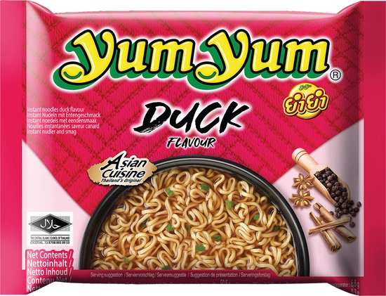 Yum Yum Noodles Soep Pak Peking Eend - 30 x 60g