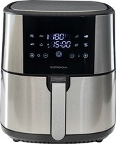 Bol.com Gastronoma Heteluchtfriteuse - Airfryer 8L - Inclusief Accessoires - 18290007 - RVS/Zwart aanbieding