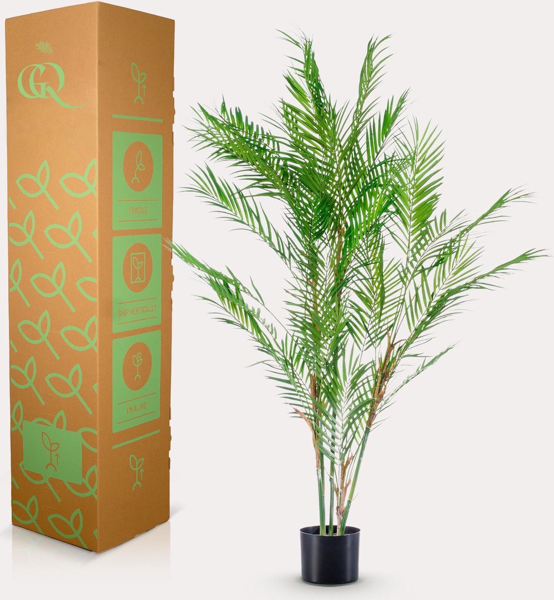 Kunstplant - Chamaedorea Elegans - Bergpalm - 120 cm