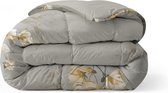 Zelesta Everyday Design White Blossom 200x200cm - Dekbed zonder overtrek - Wasbaar hoesloos dekbed - Bedrukt dekbed - All year zomerdekbed & winterdekbed