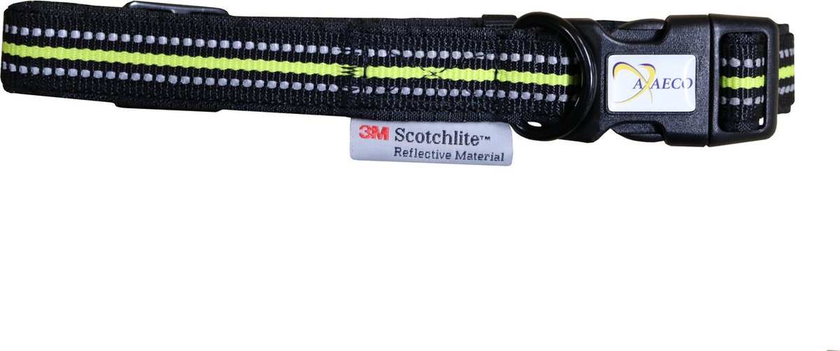 Axaeco Hondenhalsband 4 Season Collar reflekterend Maat M - 27-43cm