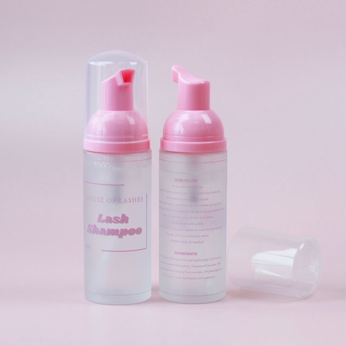 Goedkoopste House of Lashes NL - Lash Shampoo - gratis reinigingsborstel - lash foam - wimper shampoo