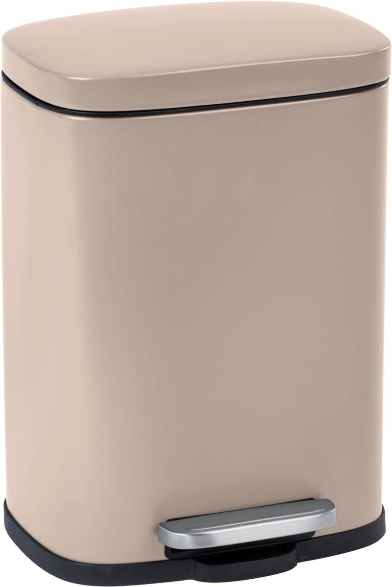 Cosmetica-emmer LENO, pedaalemmer, easy-close-functie, 5 L, Wenko