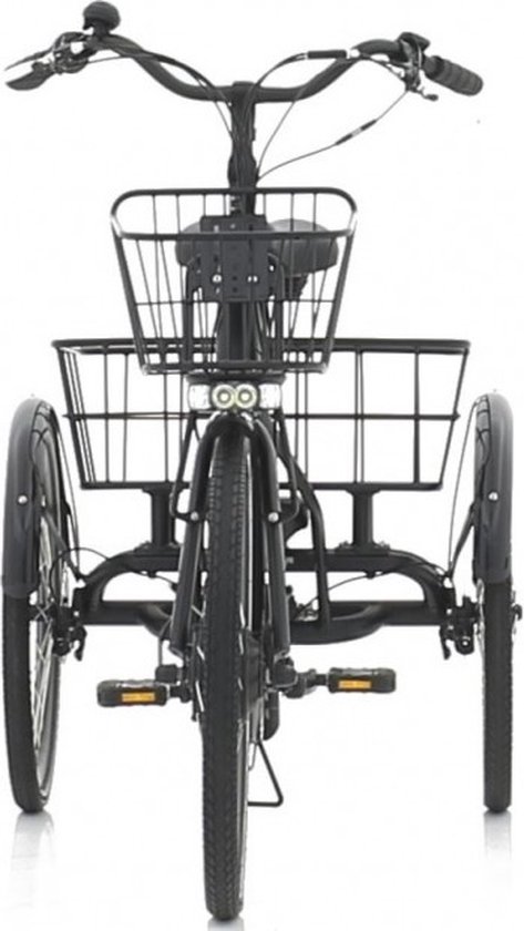 DKR2 Tri-velo Senior Fold H49 E-driewieler 7 Speed Zwart