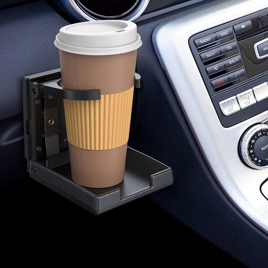 Lukana Bekerhouder Voor In De Auto - Verstelbare Bekerhouder Ventilatierooster Universeel Koffiehouder Blikjeshouder Cupholder Max 8 0 Cm Diameter