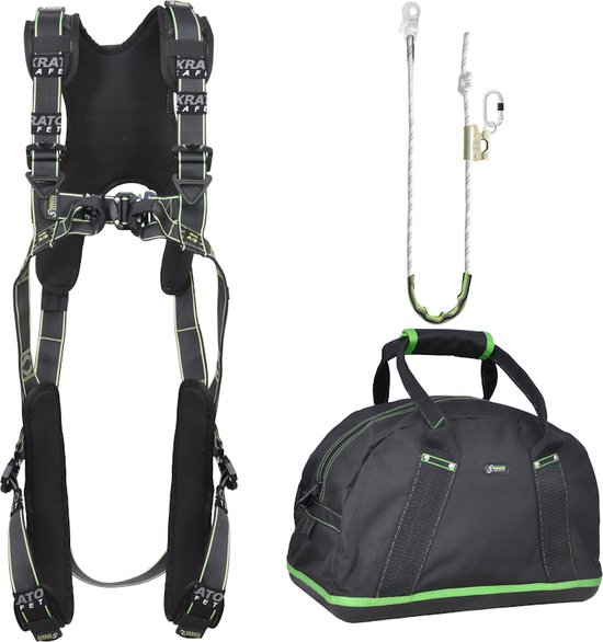 Kratos Comfort set valbeveiliging steiger met 1 haak, maat S-L