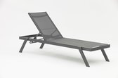 Bestgarden Ligstoel Lounger - Tuinstoel - Antraciet