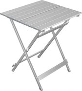 Inklapbare campingtafel - lichtgewicht en draagbaar - 505 x 47 x 595 cm - zilver