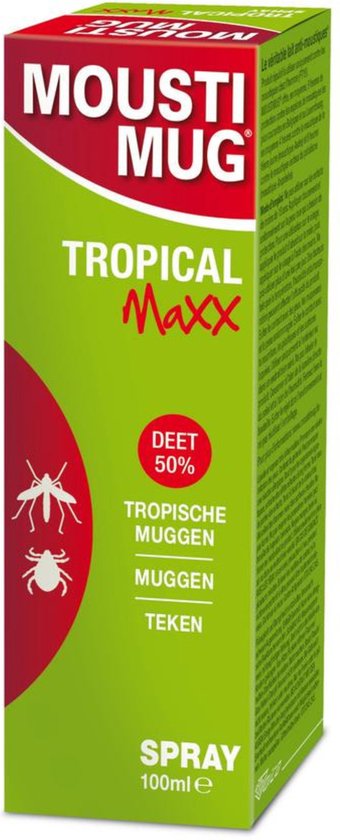 Moustimug Tropical Maxx 50% Deet Spray 100 ml