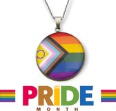 Intersekse Progress Ketting met Hanger - Pride - Love is Love