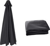Feel Furniture - Kantelbare parasol vervangingsdoek - Donkergrijs