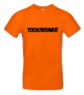 Toeschouwer T-shirt - 100% Katoen - Maat 3XL - Classic Fit - Oranje