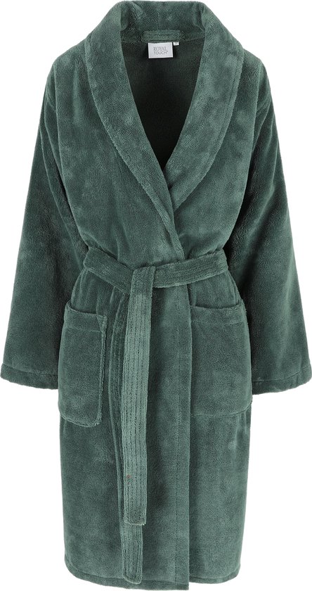 Casilin Teddy - Zachte Badjas - Dames/Heren - Fleece/Katoen - S - Eucalyptus - Donkergroen