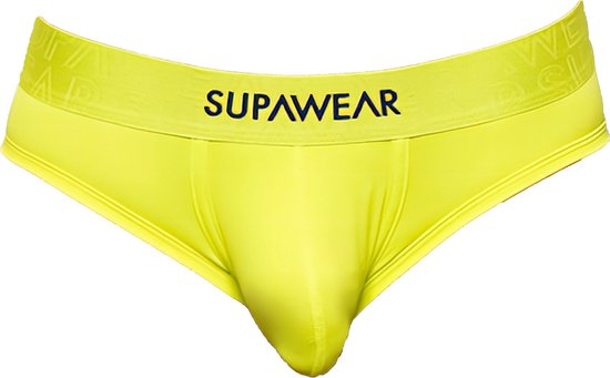 Supawear Neon Brief Cyber Lime - MAAT M - Heren Ondergoed - Slip voor Man - Mannen Slip