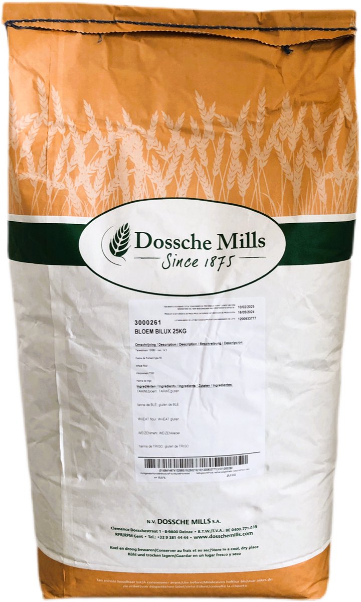 Bloem Bilux 25kg - bakken - bakingrediënt - bloem