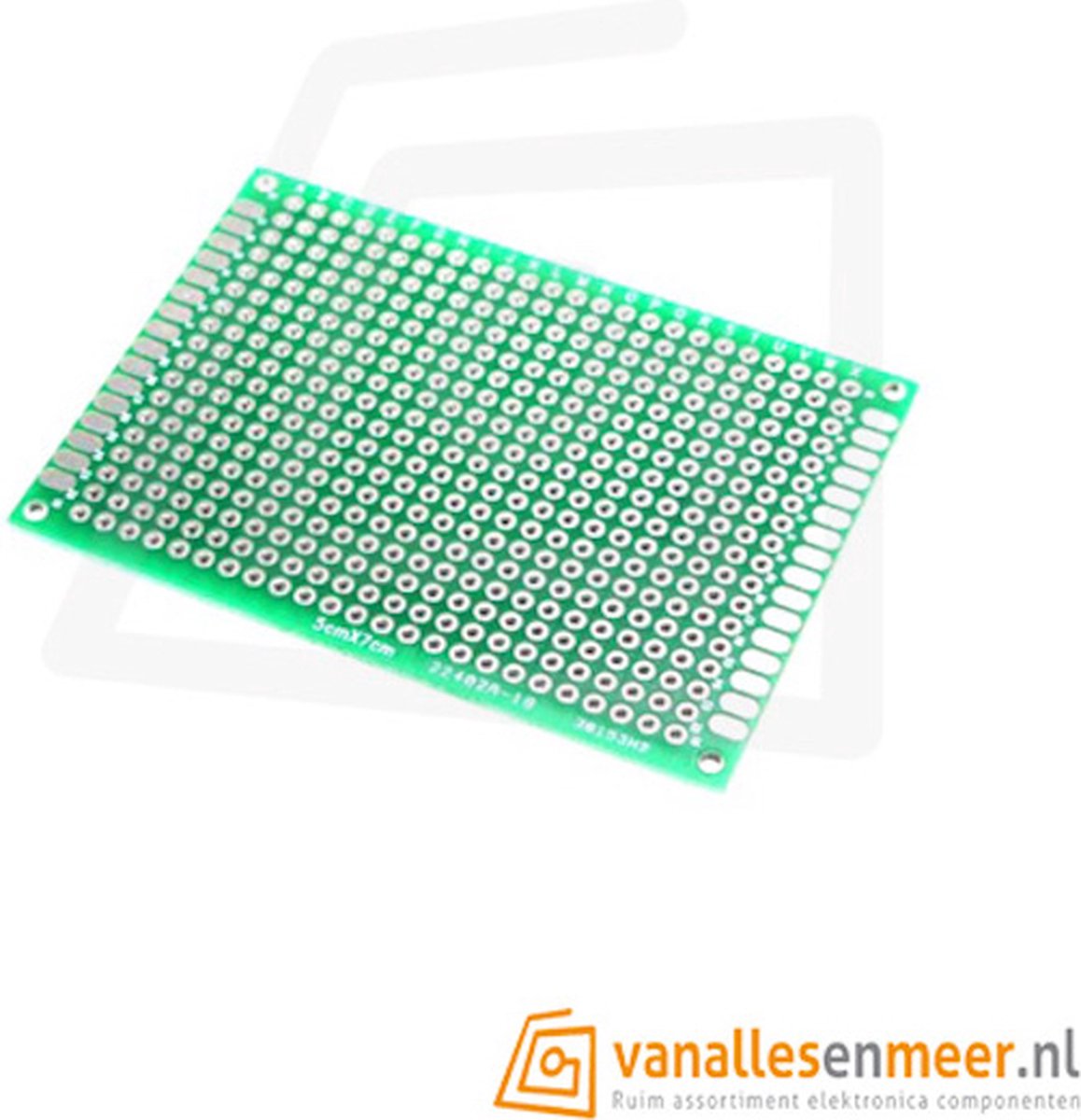 Prototyping board 5x7cm (18x24gaats) PCB dubbelzijdig