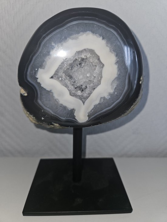Agaat Geode Op Standaard 17cm